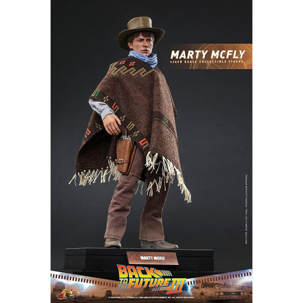 RETOUR VERS LE FUTUR III - Marty McFly - Statuete articulée 28cm :  : Figurine Hot Toys Retour vers le futur