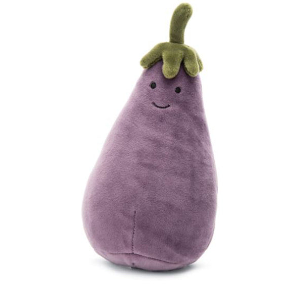 Jellycat Vivacious Eggplant Vegetable 6 Inch Plush Figure Radar Toys