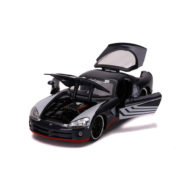 Marvel Spiderman Venom 2008 Dodge Viper 1:24 Diecast Car | Radar Toys