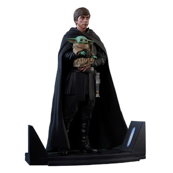 Gentle Giant Star Wars Premier Collection Luke Skywalker Grogu Statue Radar  Toys