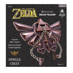 BePuzzled Hanayama The Legend Of Zelda Hyrule Crest Level 4 Brain Teaser Puzzle - Radar Toys