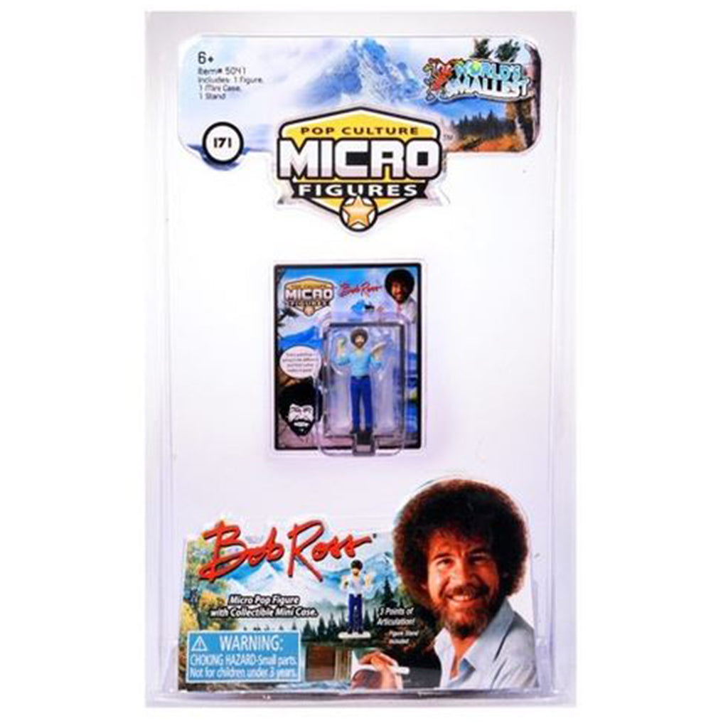 Super Impulse World's Smallest Bob Ross Micro Figure