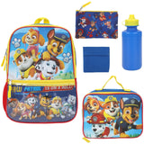 Bio World Paw Patrol Team 5 Piece Backpack Set - Radar Toys