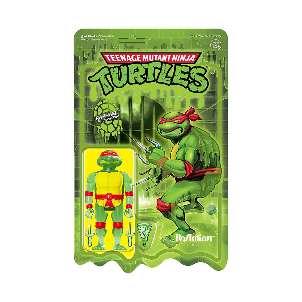 Super7 Teenage Mutant Ninja Turtles Mutagen Ooze Raphael Reaction Figure