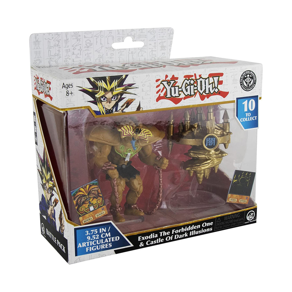 Super Impulse Yu-Gi-Oh Exodia The Forbidden One And Castle Of Dark Illusions 3.75 Inch Figure Set