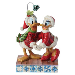 Enesco Disney Traditions Donald And Daisy Merry Mistletoe Figurine 6015004 - Radar Toys