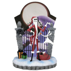 Enesco Disney Showcase Nightmare Before Christmas Santa Jack With Gate Figurine 6013326 - Radar Toys