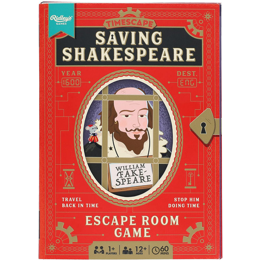 Ridley's Games Timescape Saving Shakespeare Escape Room Game - Radar Toys