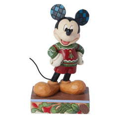 Enesco Disney Traditions Mickey Christmas Sweater All Decked Out Figurine 6015002 - Radar Toys