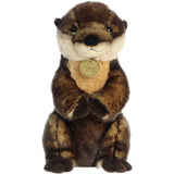 Aurora Miyoni Tots Sitting Pretty River Otter 10 Inch Plush Figure - Radar Toys