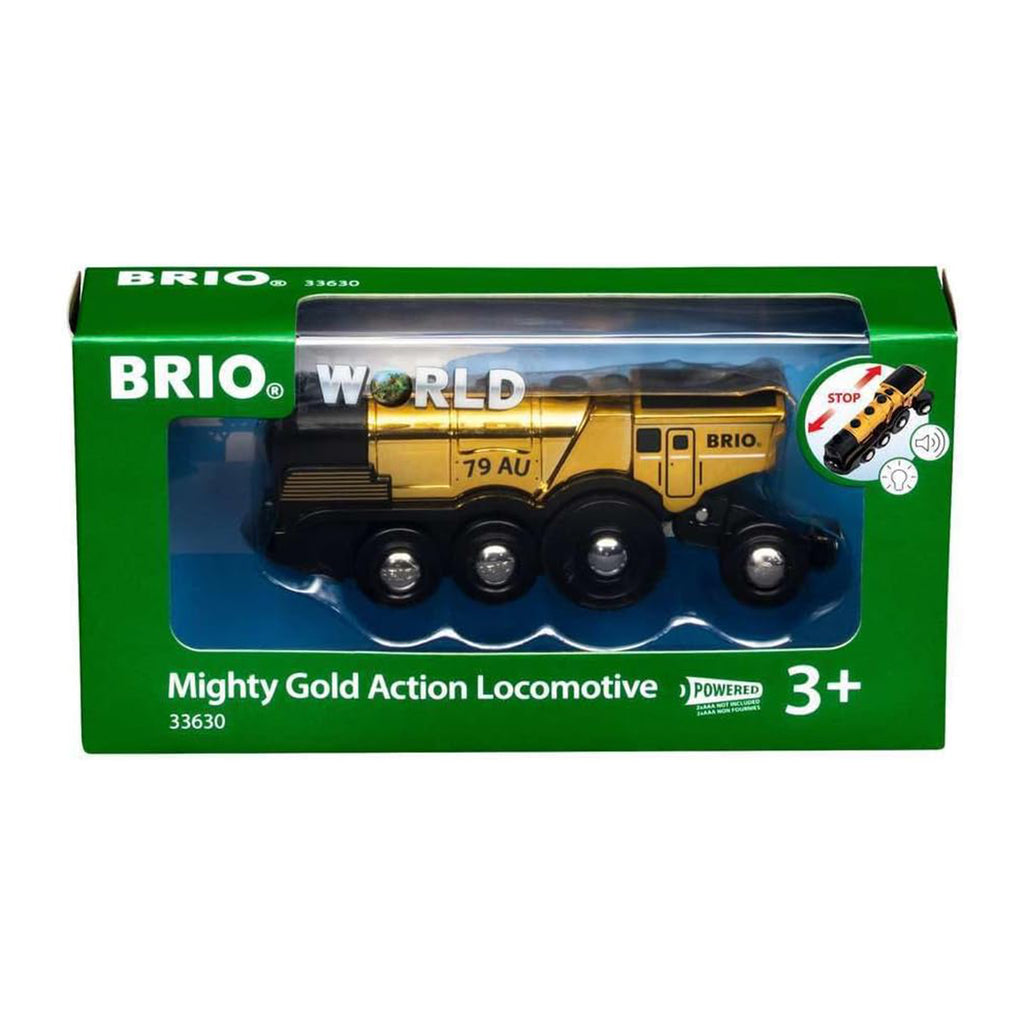 Brio Mighty Gold Action Locomotive - Radar Toys