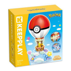 QMAN Keeppley Pokemon Hot Air Balloon Building Block Set - Radar Toys