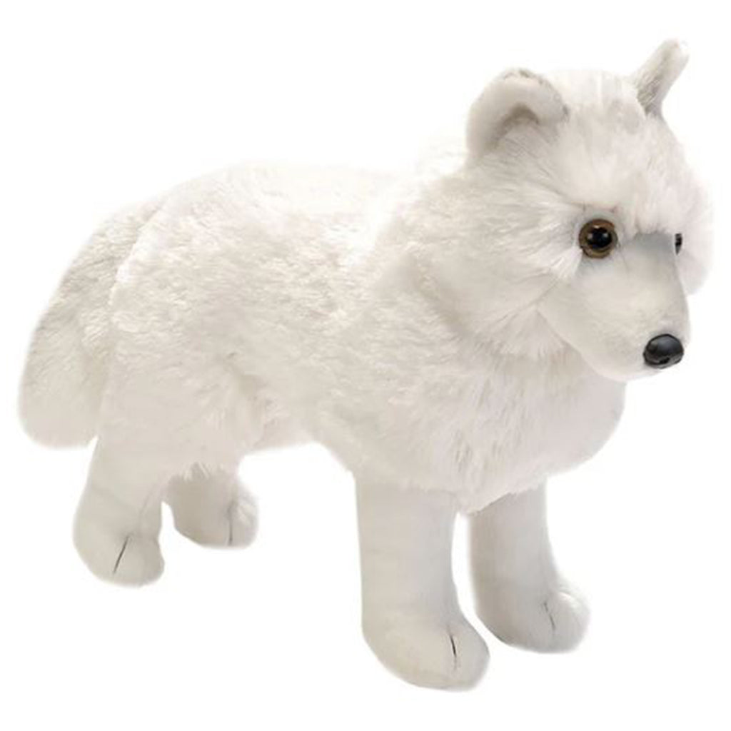 Wild Republic Cuddlekins Arctic Wolf Standing 12 Inch Plush Figure