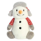 Aurora Aspen Snowman With Hat 10 Inch Plush Figure - Radar Toys