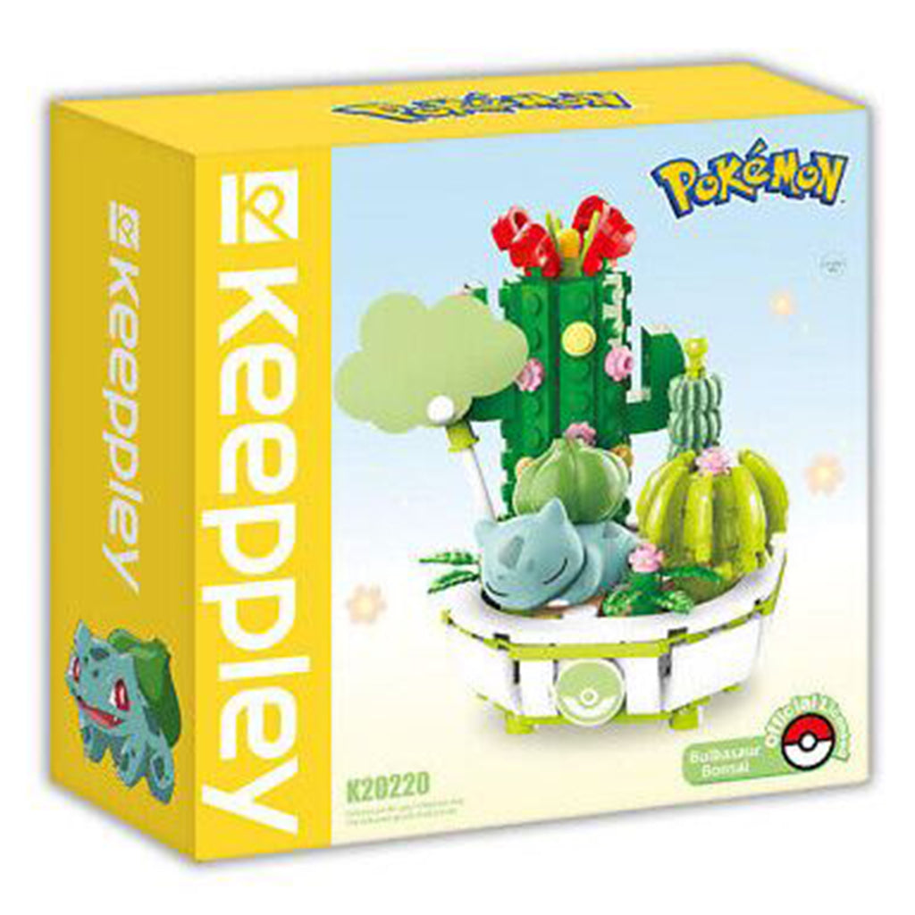 Keeppley Pokemon Qman Bonsai Bulbasaur Building Block Set