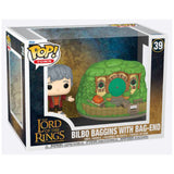 Funko Lord Of The Rings POP Town Bilbo Baggins With Bag-End Vinyl Figure Set - Radar Toys