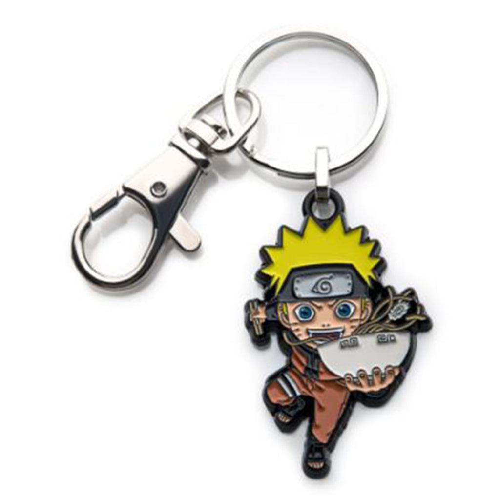 Bioworld Naruto Shippuden Naruto With Ramen Enamel Keychain