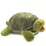 Folkmanis Turtle 11 Inch Plush Puppet - Radar Toys