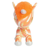 Aurora Tokidoki Frozen Treats Mermicorno Orange Creamie 7.5 Inch Plush Figure - Radar Toys