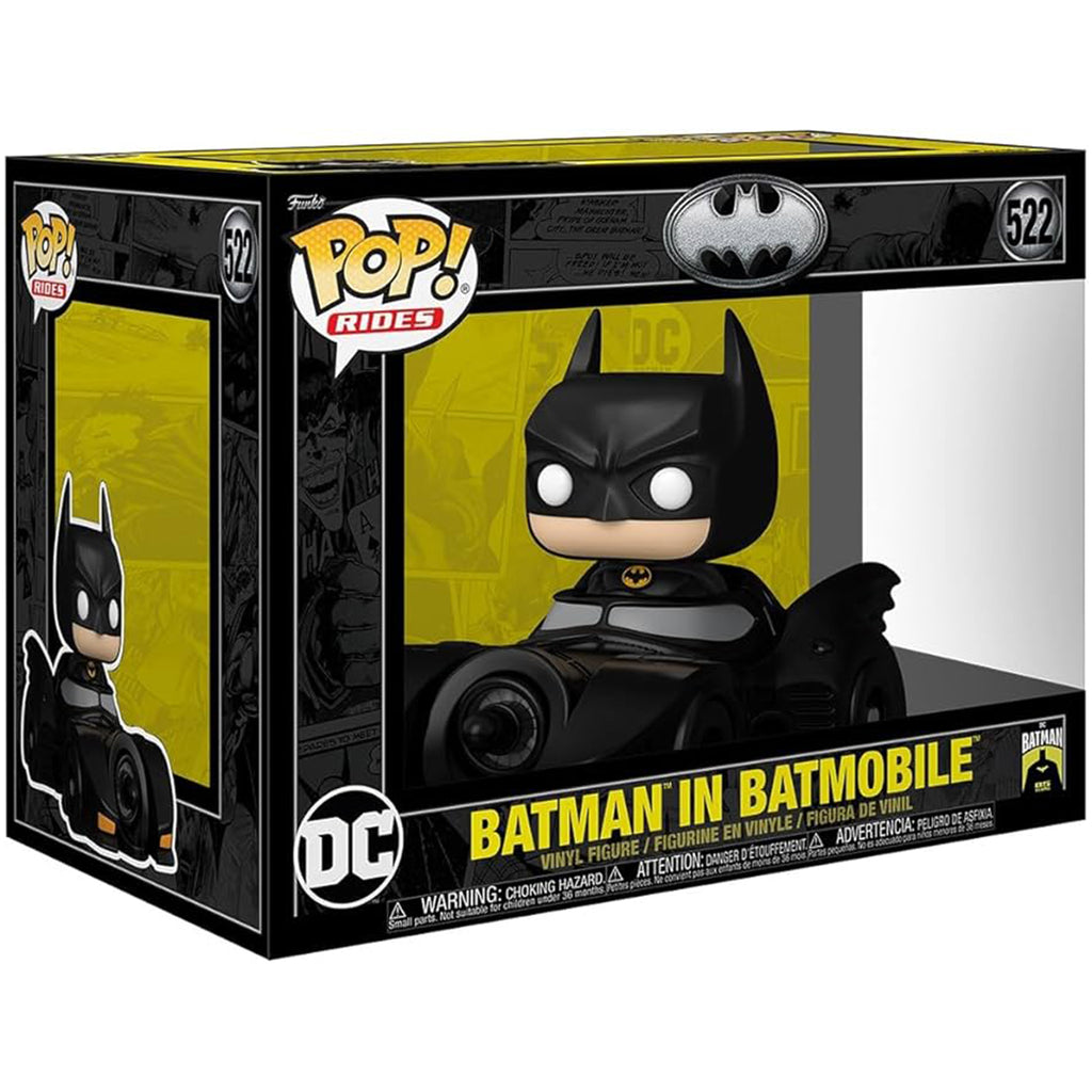 Funko Batman 85th Anniversary POP Rides Deluxe Batman In Batmobile Vinyl Figure Set