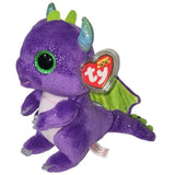 Ty Beanie Boos Daphne Dinosaur Purple 6 Inch Plush Figure - Radar Toys