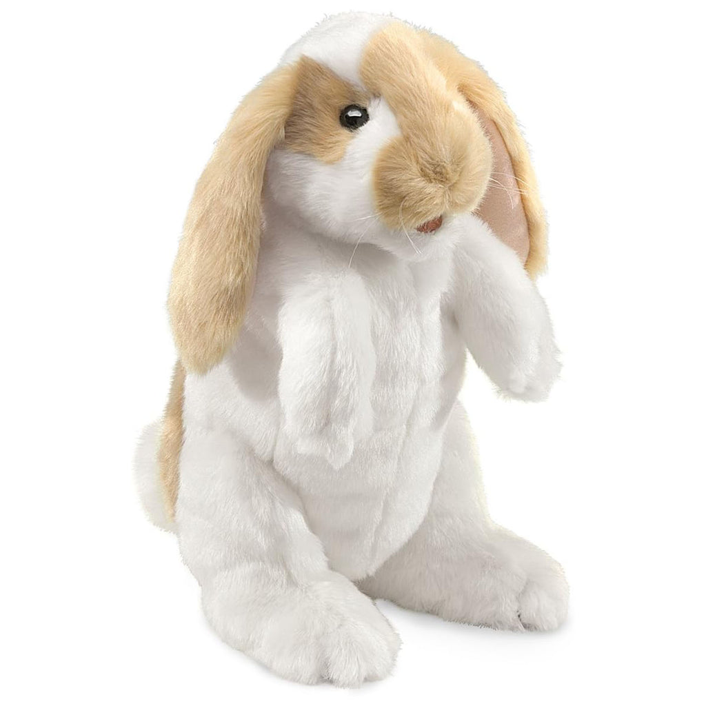 Folkmanis Standing Lop Rabbit 12 Inch Plush Puppet