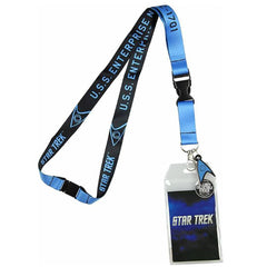 Bioworld Star Trek Blue NCC-1701 Lanyard - Radar Toys