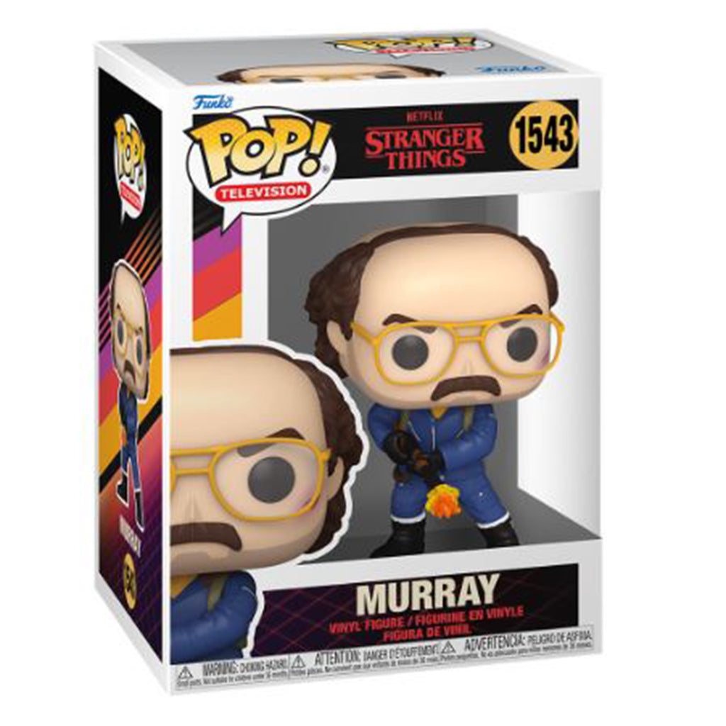 Funko Netflix Stranger Things S4 POP Murray With Flame Thrower Vinyl Figure