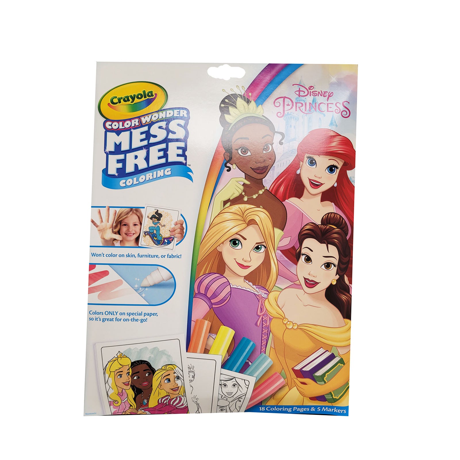 Crayola Color Wonder Markers & Coloring Pad, Disney Princess, School  Supplies