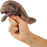 Folkmanis Manatee 7 Inch Plush Finger Puppet - Radar Toys