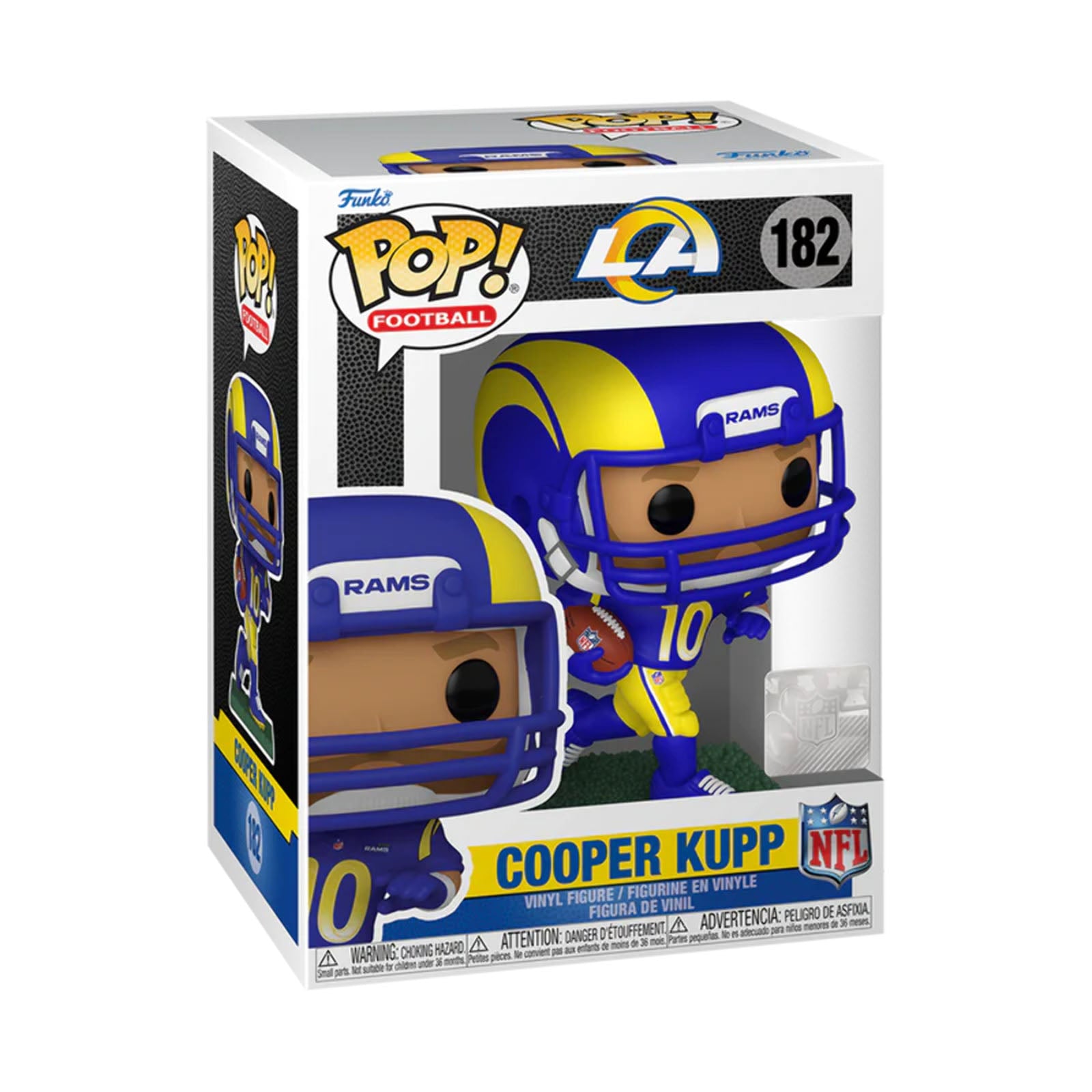 Funko NFL Los Angeles Rams POP Football Cooper Kupp Vinyl Figure - ToyWiz