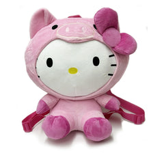 Hello Kitty Piggy Costume 14 Inch Plush Backpack - Radar Toys