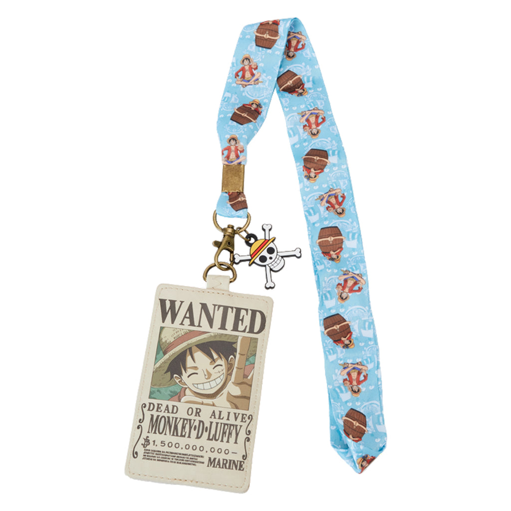 Loungefly Toei One Piece Wanted Lanyard With Cardholder - Radar Toys