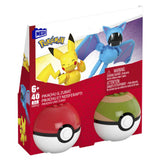 MEGA Pokemon Pikachu And Zubat With Poke Balls Building Set - Radar Toys