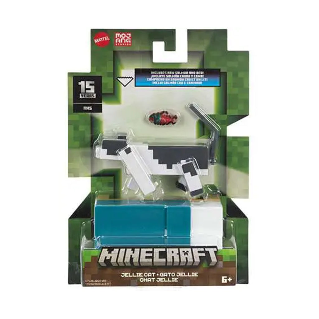 Mattel Minecraft Craft-A-Block Jellie Cat Figure