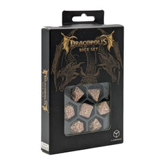 Q-Workshop Dracopolis The Yucatan Featherwing 7 Piece Dice Set