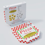 Q-Workshop Pizza Margherita 7 Piece Dice Set - Radar Toys