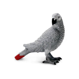 Safari Ltd African Gray Parrot Bird Animal Figure - Radar Toys