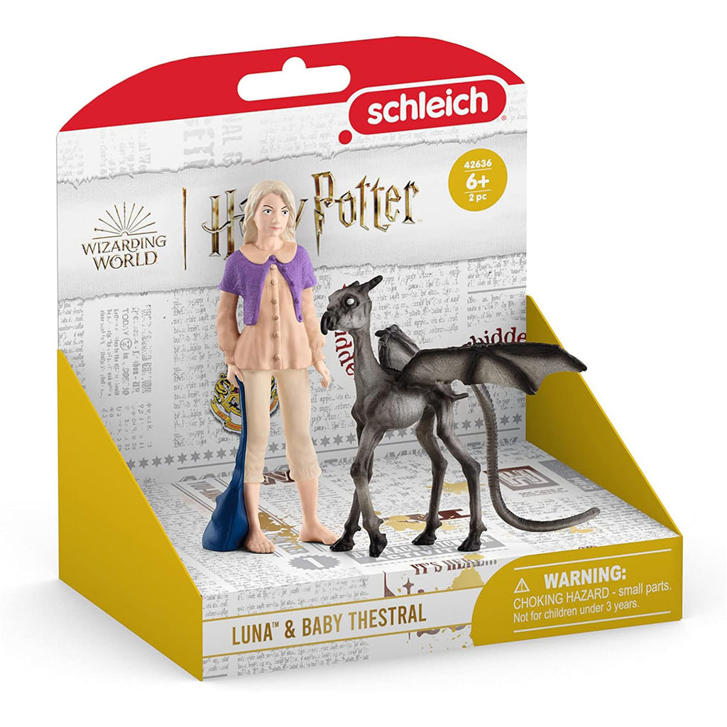 Schleich Harry Potter Luna Lovegood And Baby Thestral Figure Set