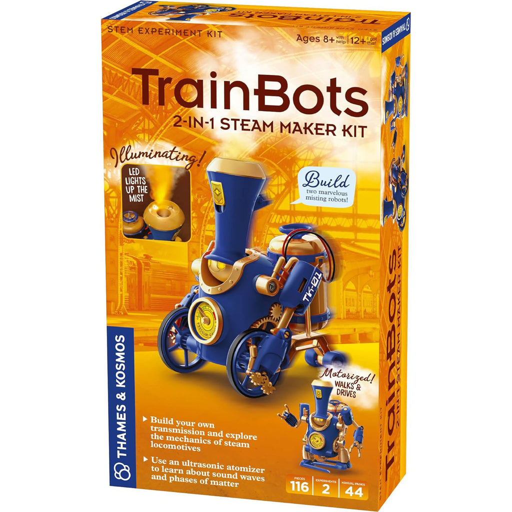 Thames And Kosmos TrainBots 2 In 1 Steam Maker Kit