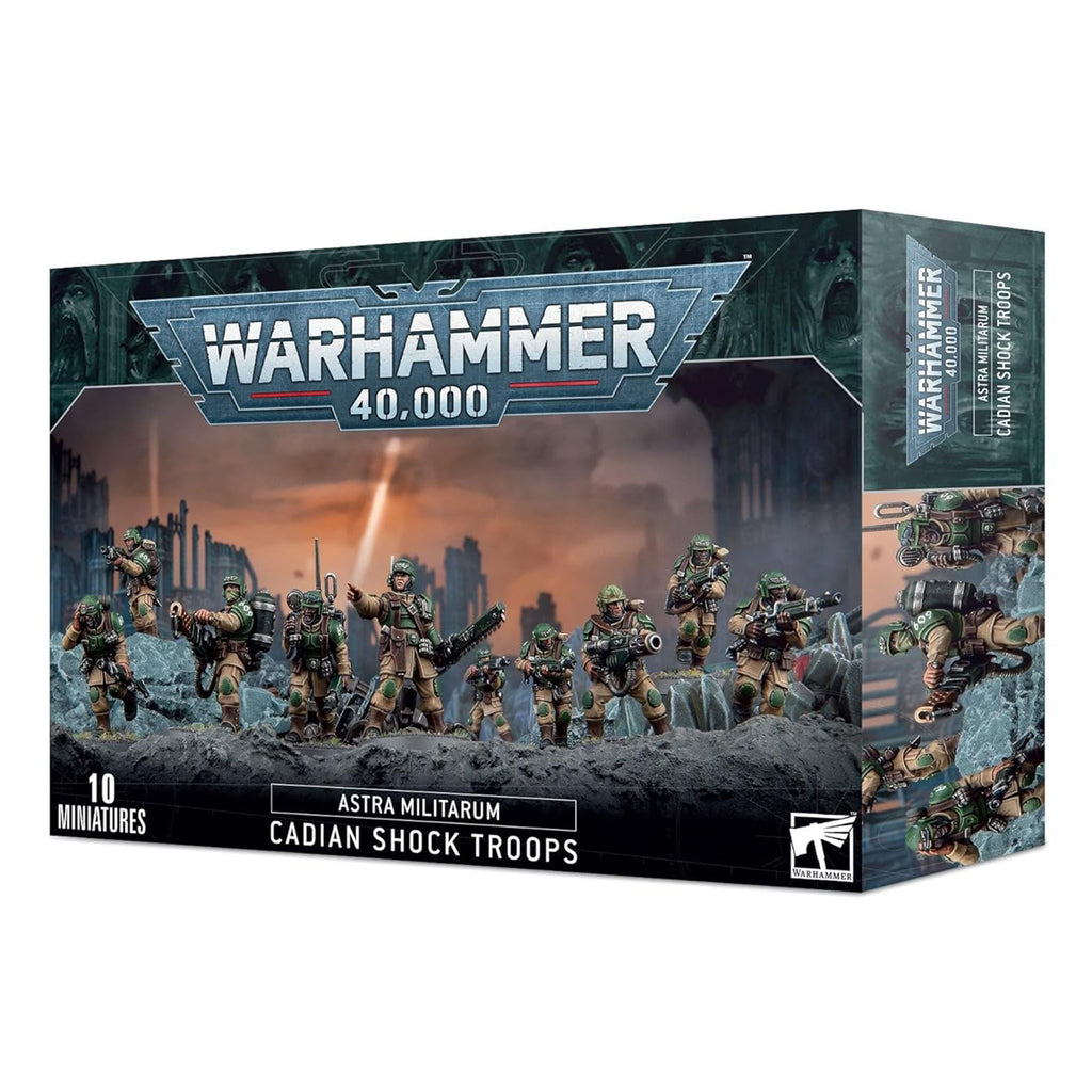 Warhammer 40,000 Astra Militarum Cadian Shock Troops Building Set