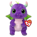 Ty Beanie Boos Daphne Dinosaur Purple 6 Inch Plush Figure - Radar Toys