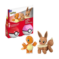 MEGA Pokemon Charmander And Eevee Building Set