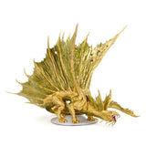 WizKids Dungeons And Dragons Icons Of The Realm Adult Gold Dragon Figure - Radar Toys