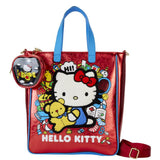 Loungefly Sanrio Hello Kitty 50th Anniversary Tote Bag With Coin Bag - Radar Toys