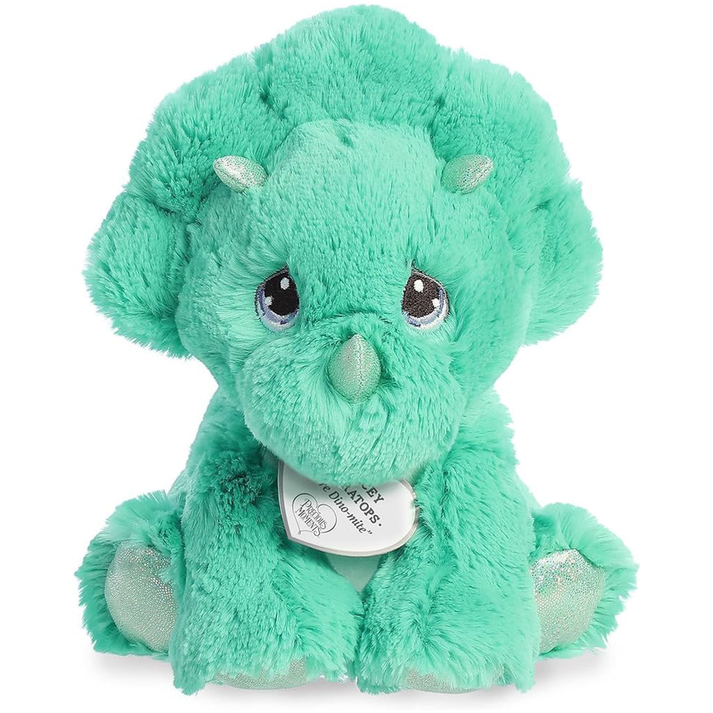 Aurora Precious Moments Tracy Triceratops 8.5 Inch Plush Figure