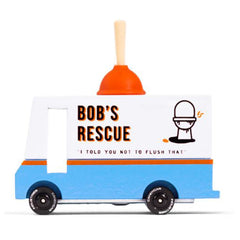 Candylab Bob's Plumbing Van Vehicle Die Cast Car U646 - Radar Toys