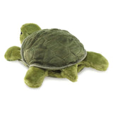 Folkmanis Turtle 11 Inch Plush Puppet - Radar Toys