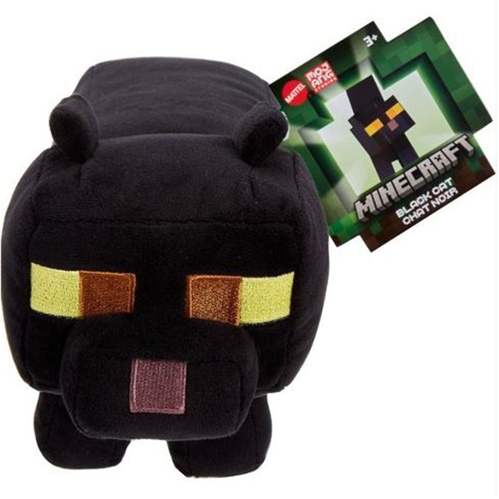 Mattel Minecraft Black Cat 9 Inch Plush Figure