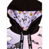 Loungefly Sanrio Kuromi And My Melody Halloween Hooded Sweatshirt - Radar Toys